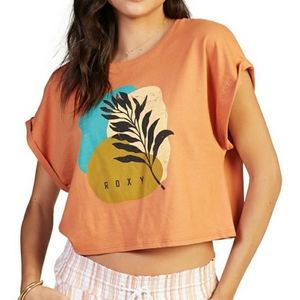 Roxy Junior's Cropped Graphic Top - Large